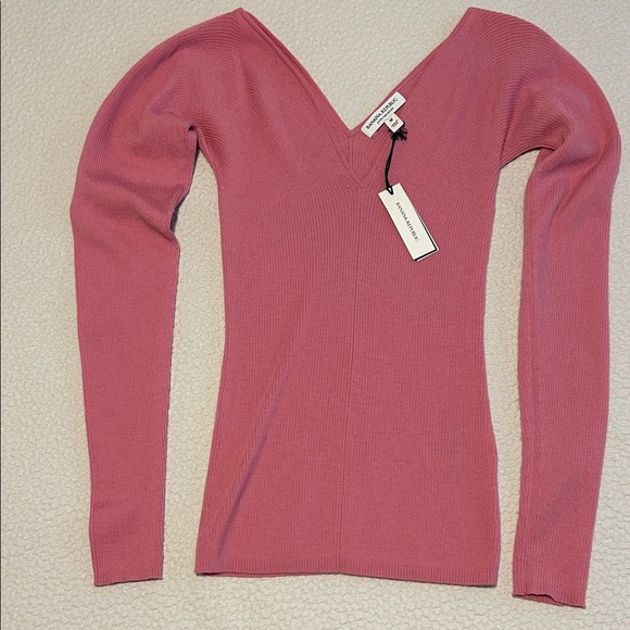 Banana Republic Sweaters - Banana Republic Pink Washable Merino Wool Sweater - M- NWT